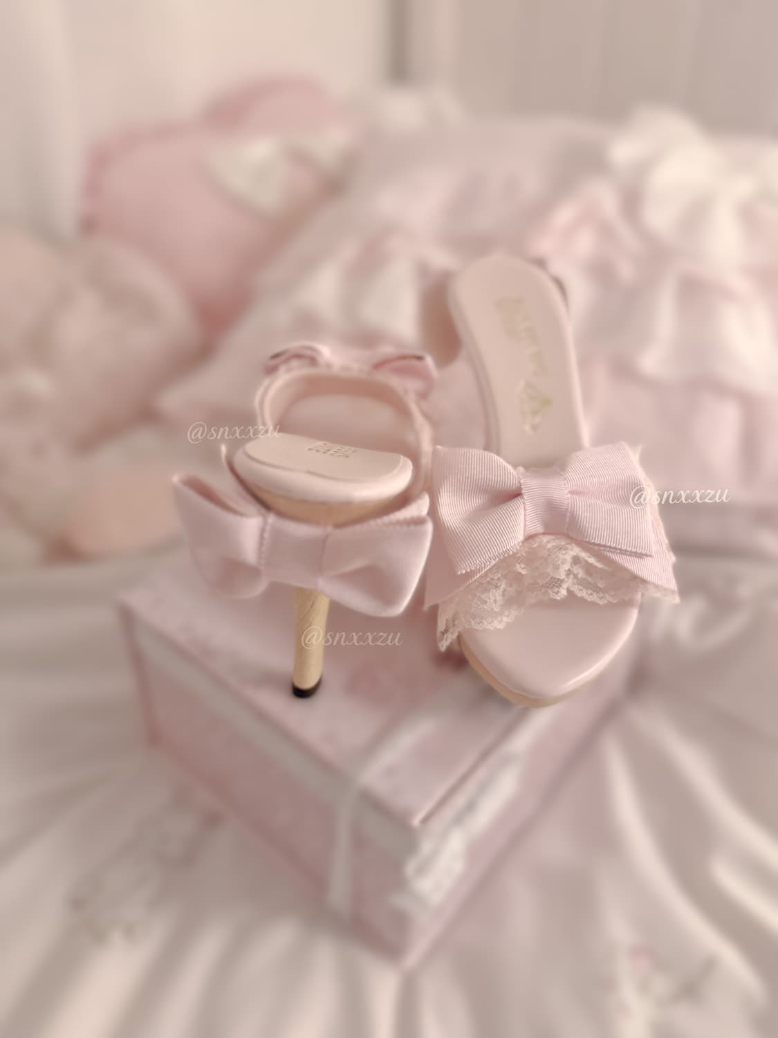 지저스디아망떼 핀터깔 핑크 구두힐 리즈리사 라떼갸루 히메카지 대장 빈티지 상품이미지6