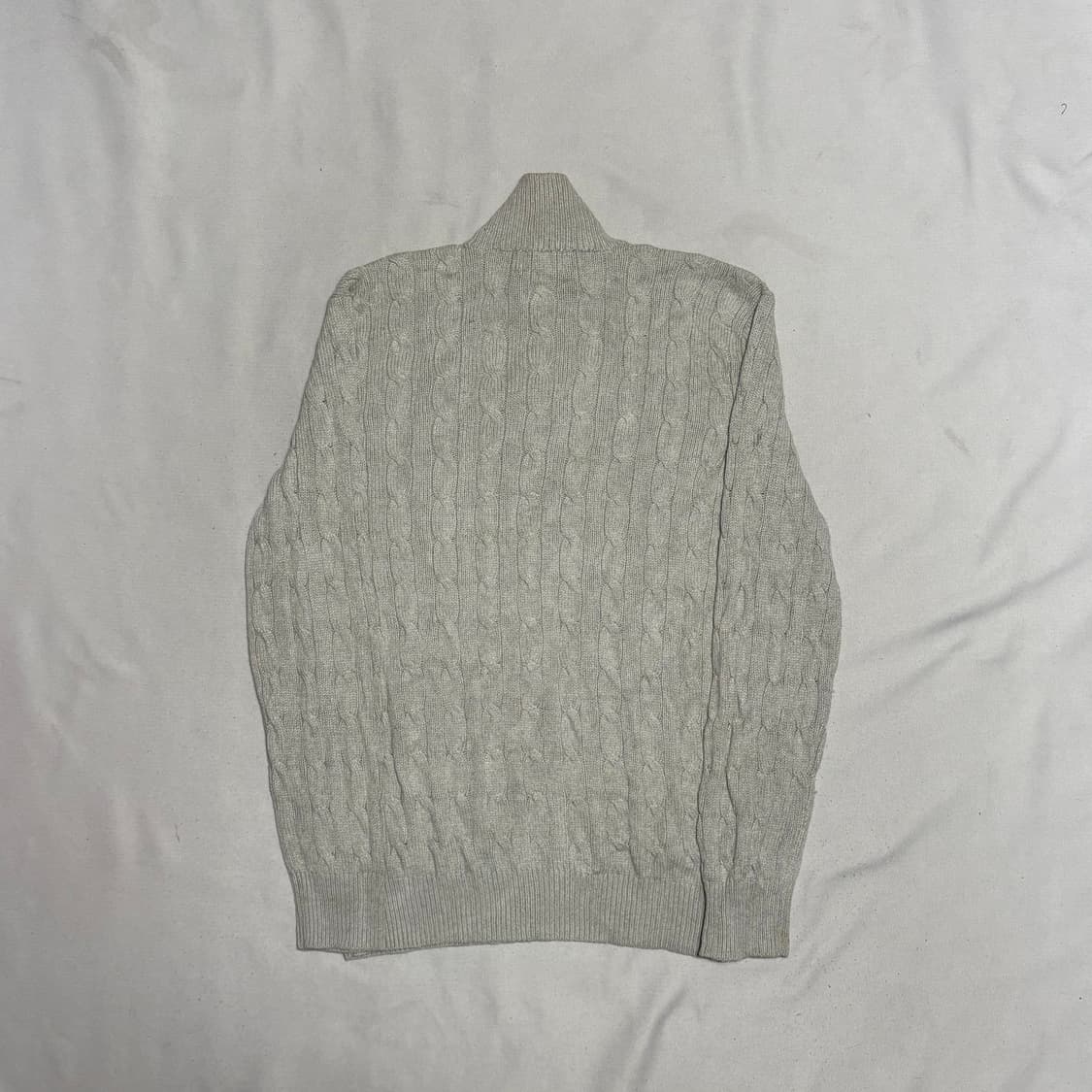 S 폴로랄프로렌 반집업 오트밀 케이블 니트 상품이미지3