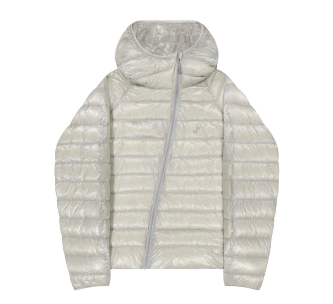 OJOS 오호스 Light Down Hooded Jacket / Grey 상품이미지1