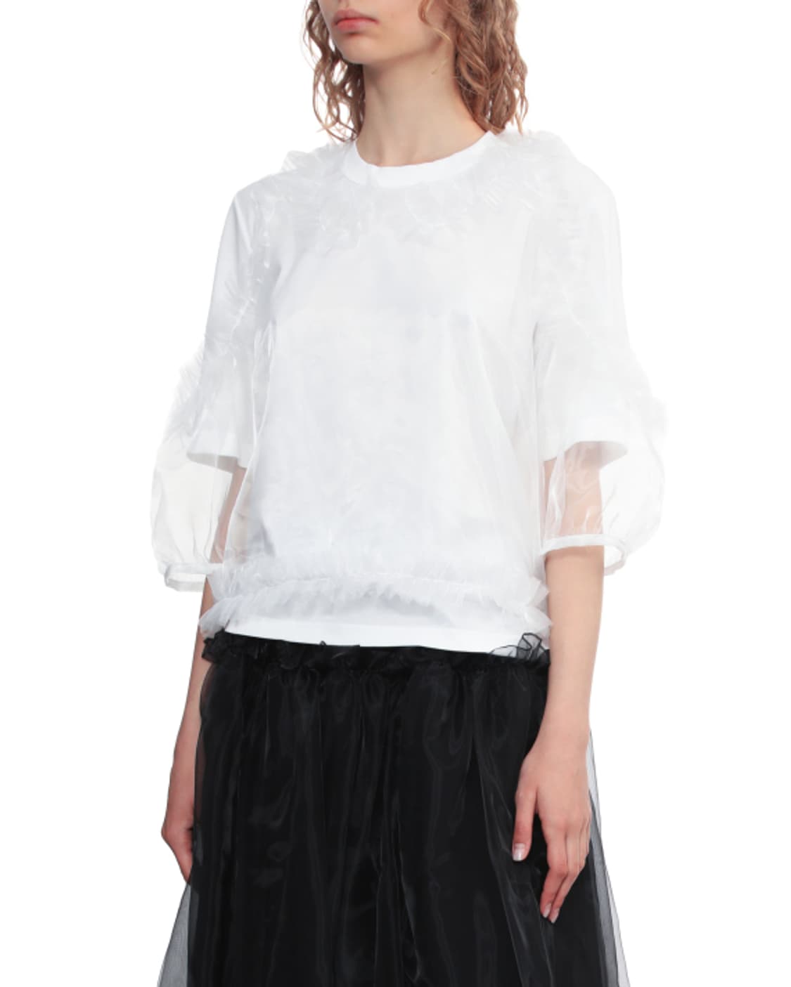 새상품 느와케이니노미야 쉬어프릴 숏슬리브 S/L 상품이미지4