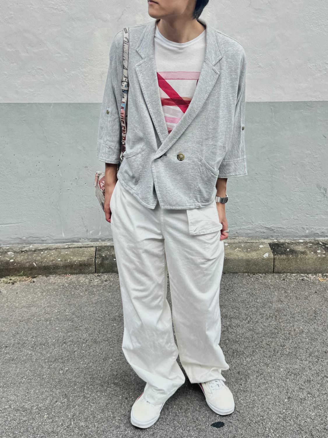 Japanese vtg white pants 상품이미지3