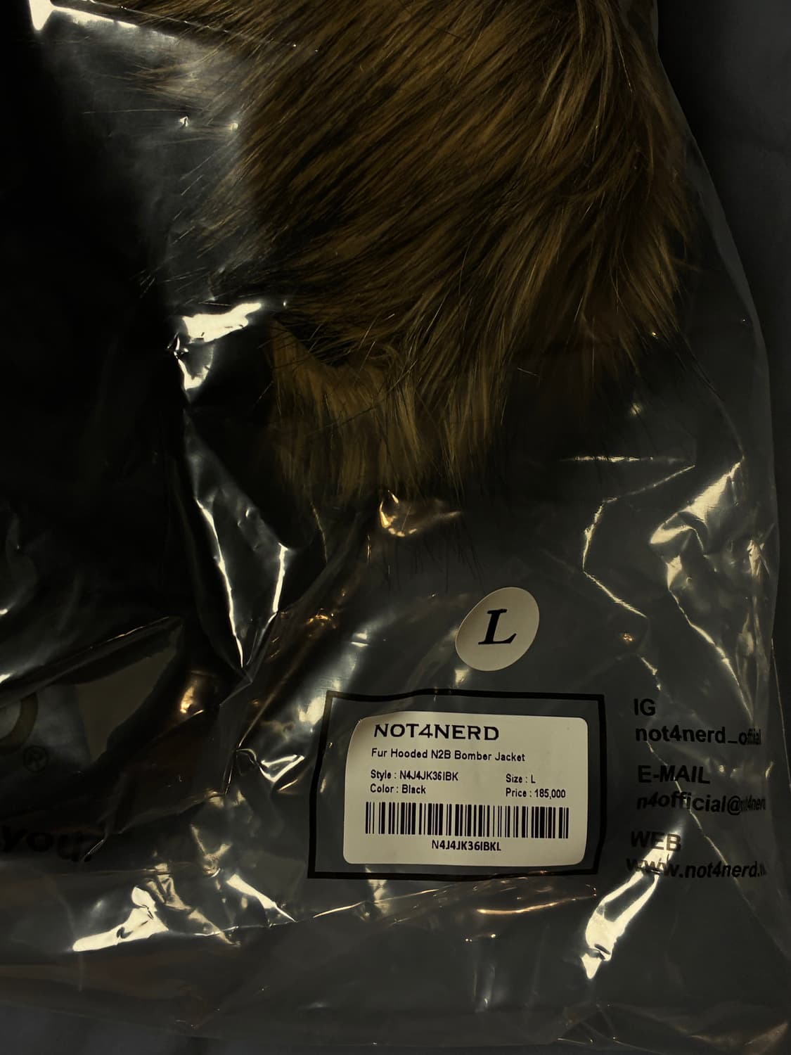 (새상품)(L)낫포너드Fur Hooded N2B Bomber Jacket 상품이미지8