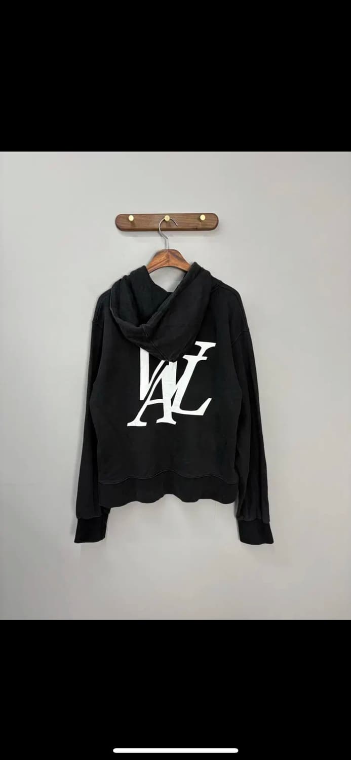 우알롱 백로고 후드티 H931 상품이미지5