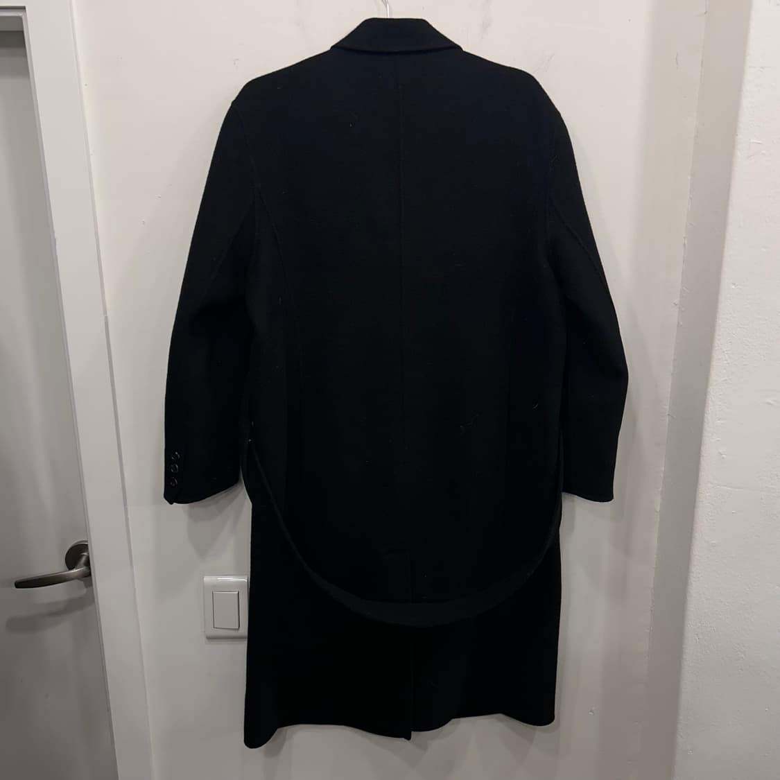 스튜디오 톰보이 케시미어 블랜드 벨티드 롱코트 상품이미지5