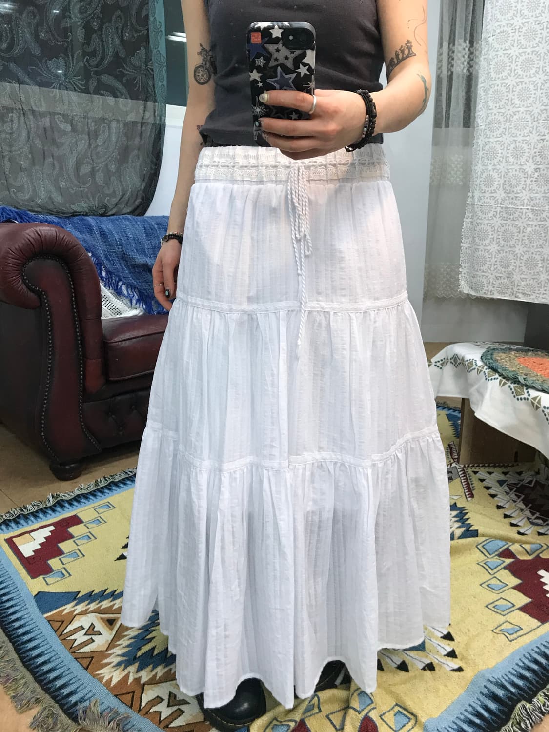 빈티지 밴딩 캉캉스커트  상품이미지1