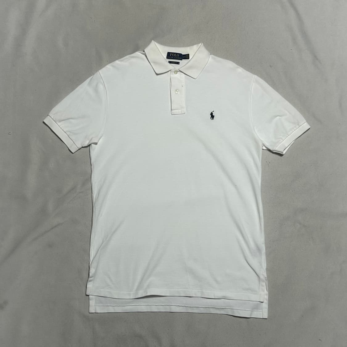 M 폴로랄프로렌 클래식핏 화이트 반팔 카라티  상품이미지2