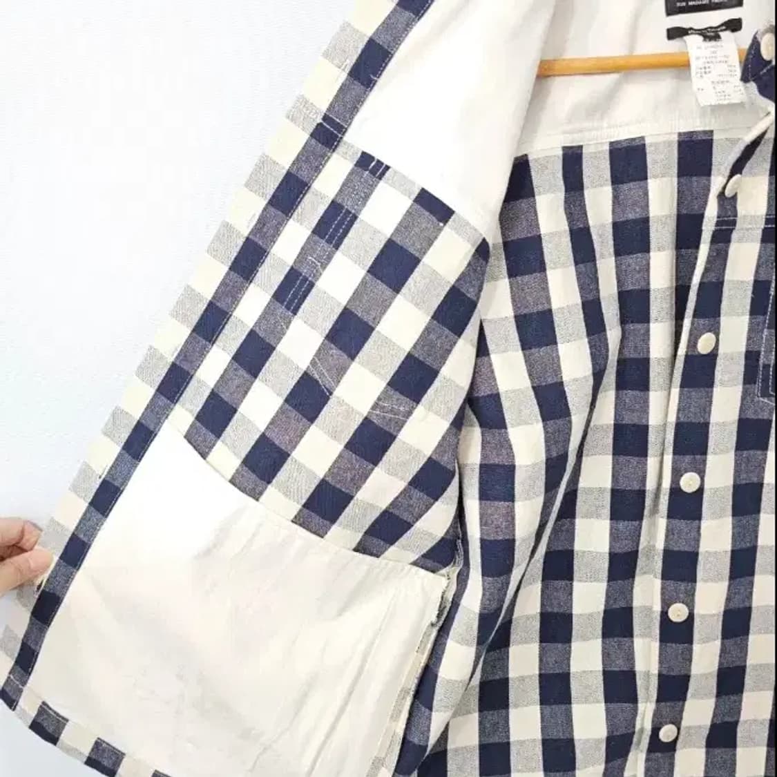 A.P.C. 아페쎄 깅엄 체크 lsla 셔츠 자켓 ~55 상품이미지4