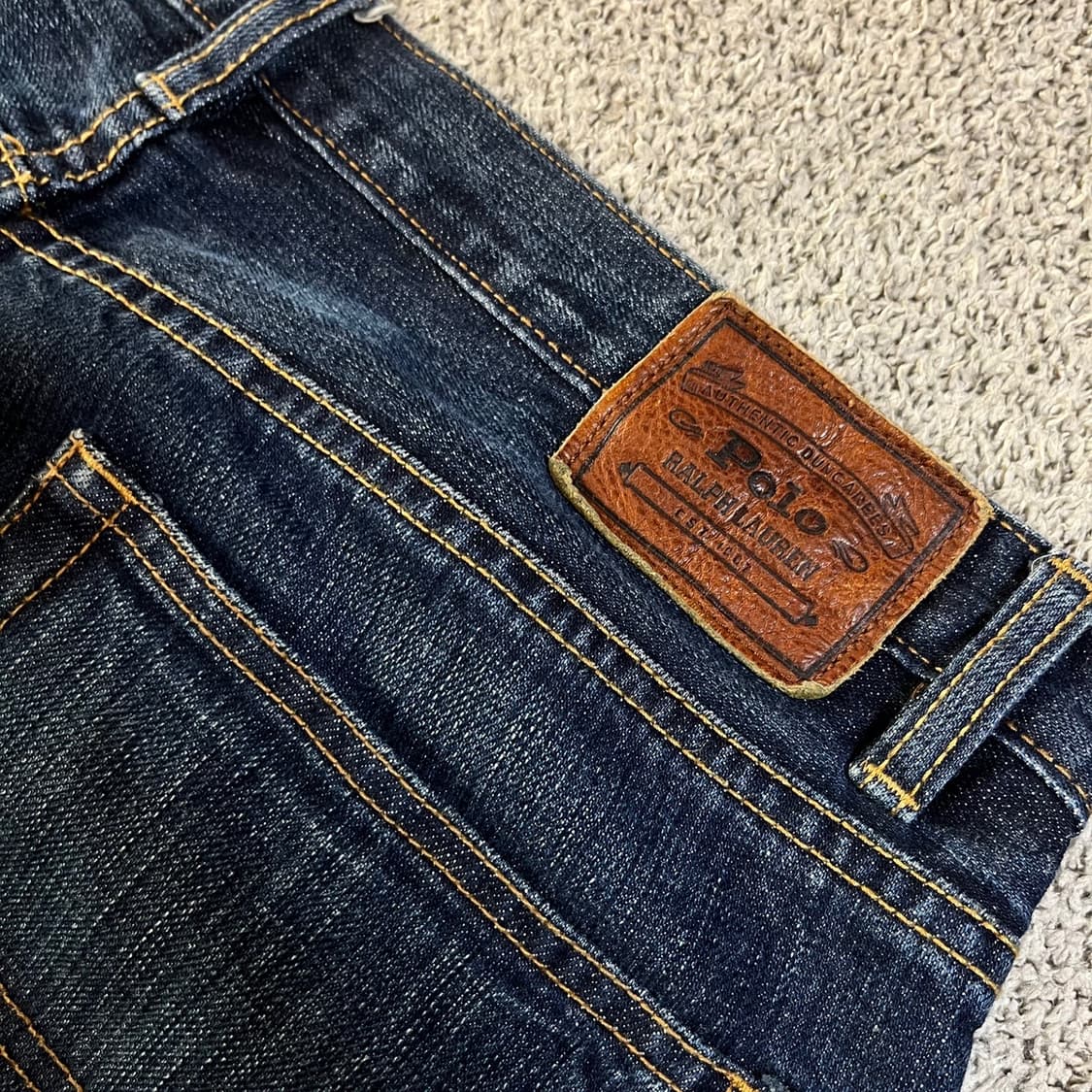 폴로 랄프로렌 워싱 데님 팬츠 상품이미지3