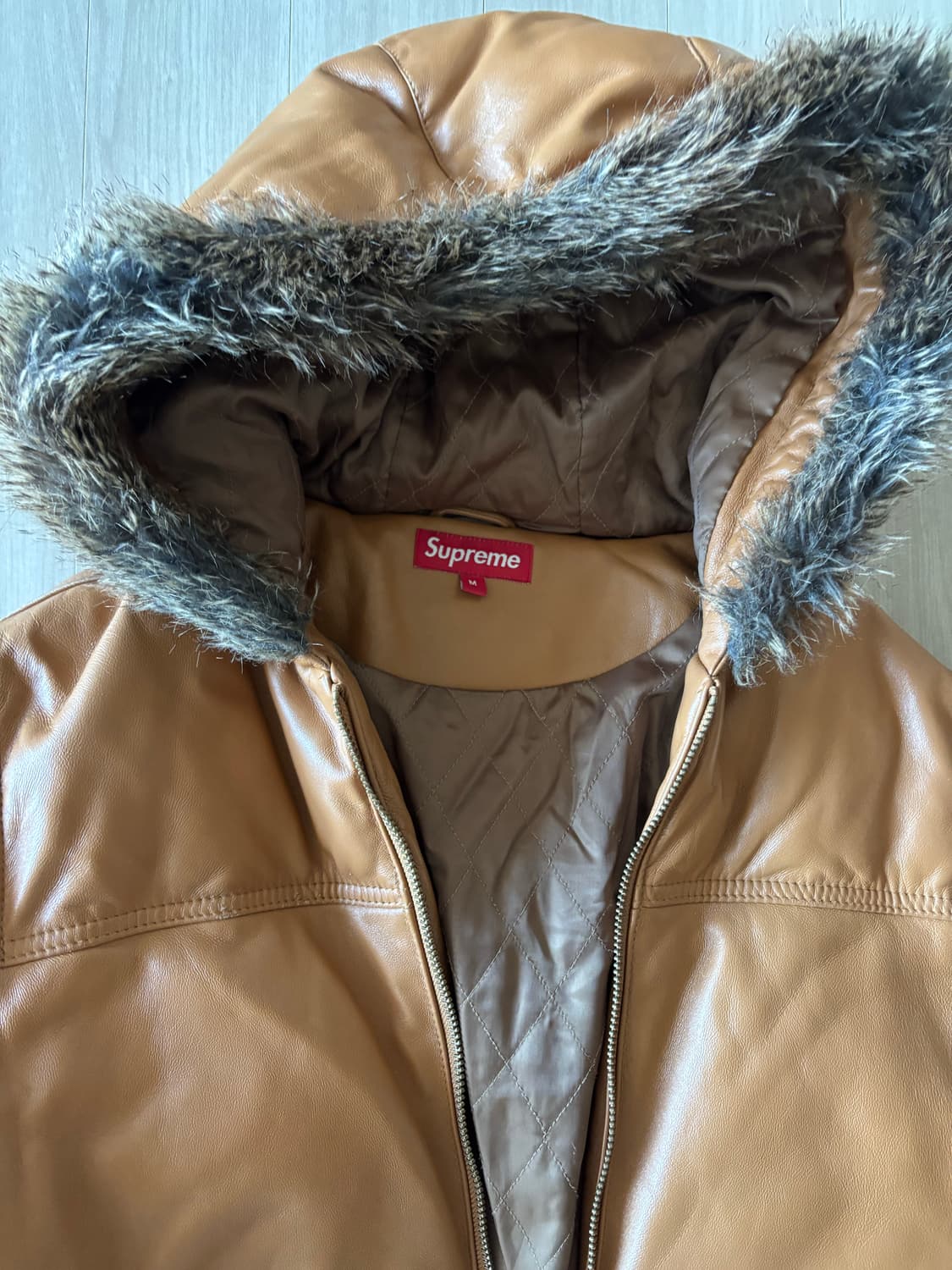 Supreme 레더 점퍼 상품이미지2