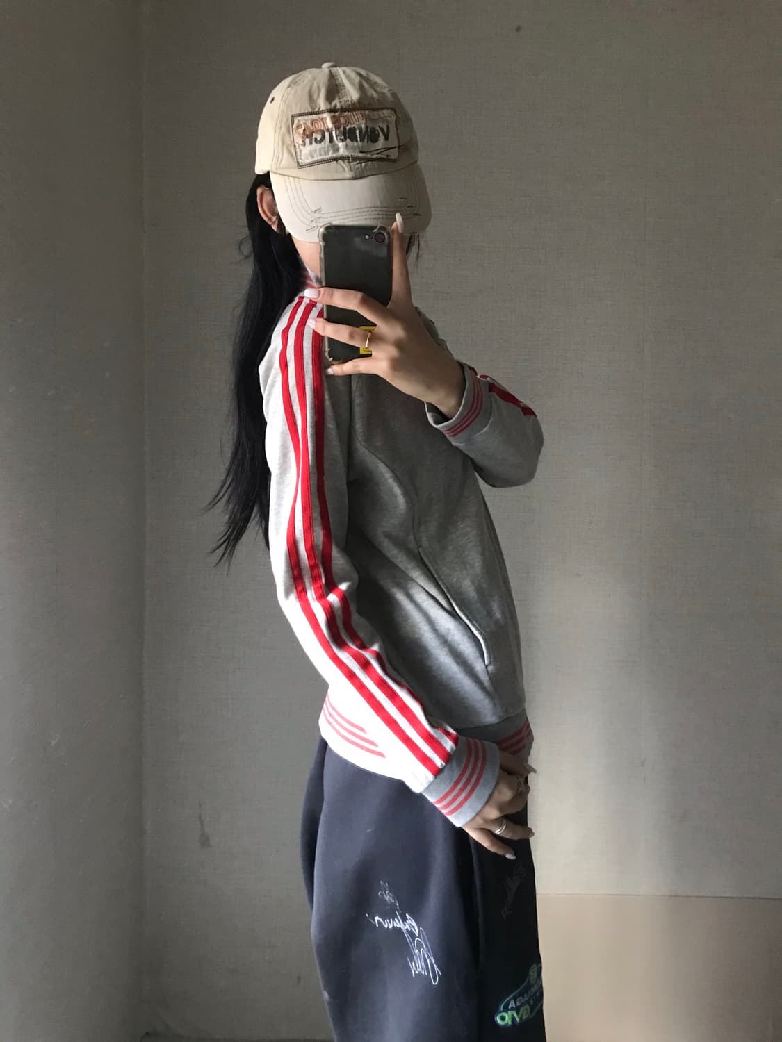 아디다스 00s 그레이 면집업 상품이미지3