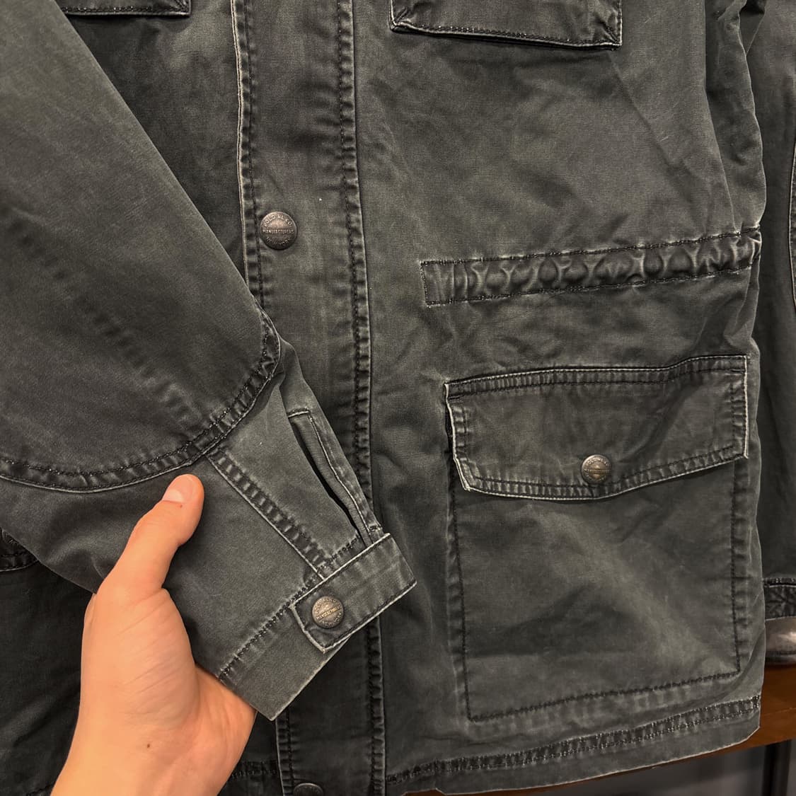 신형라벨 폴로 랄프로렌 USRL 라인 워시드코튼 사파리 자켓 N969 상품이미지5