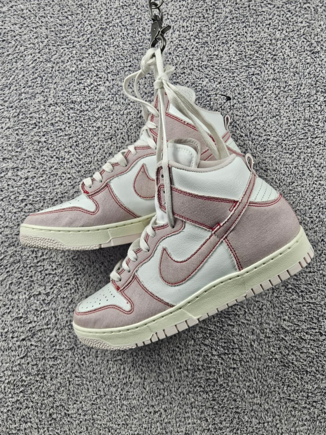 나이키 덩크 하이 베얼리 로즈 데님 스니커즈 (265MM) / 10784 상품이미지1