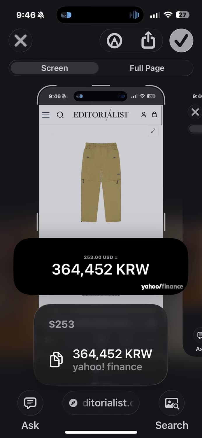 스투시 [정품] 컨버터블 (시세 25만) 팬츠 카고 반바지 32 상품이미지5