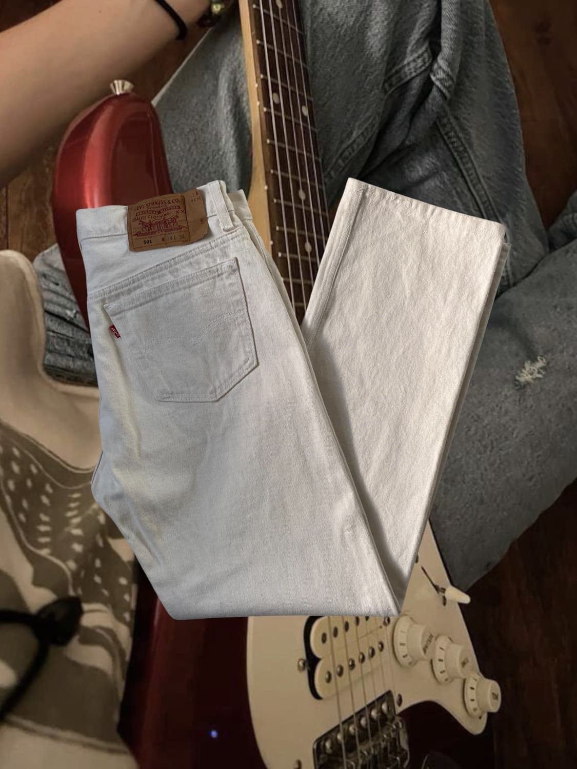 리바이스 501 아이보리 (34) AB1805 상품이미지1