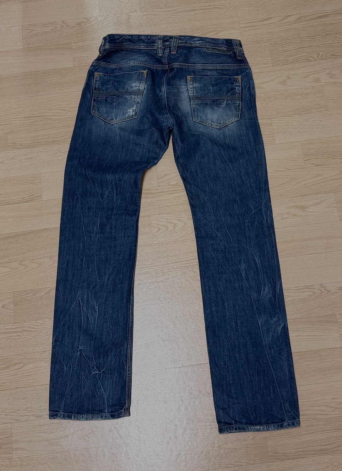 디젤 워싱 데미지 데님진 사파도 상품이미지2