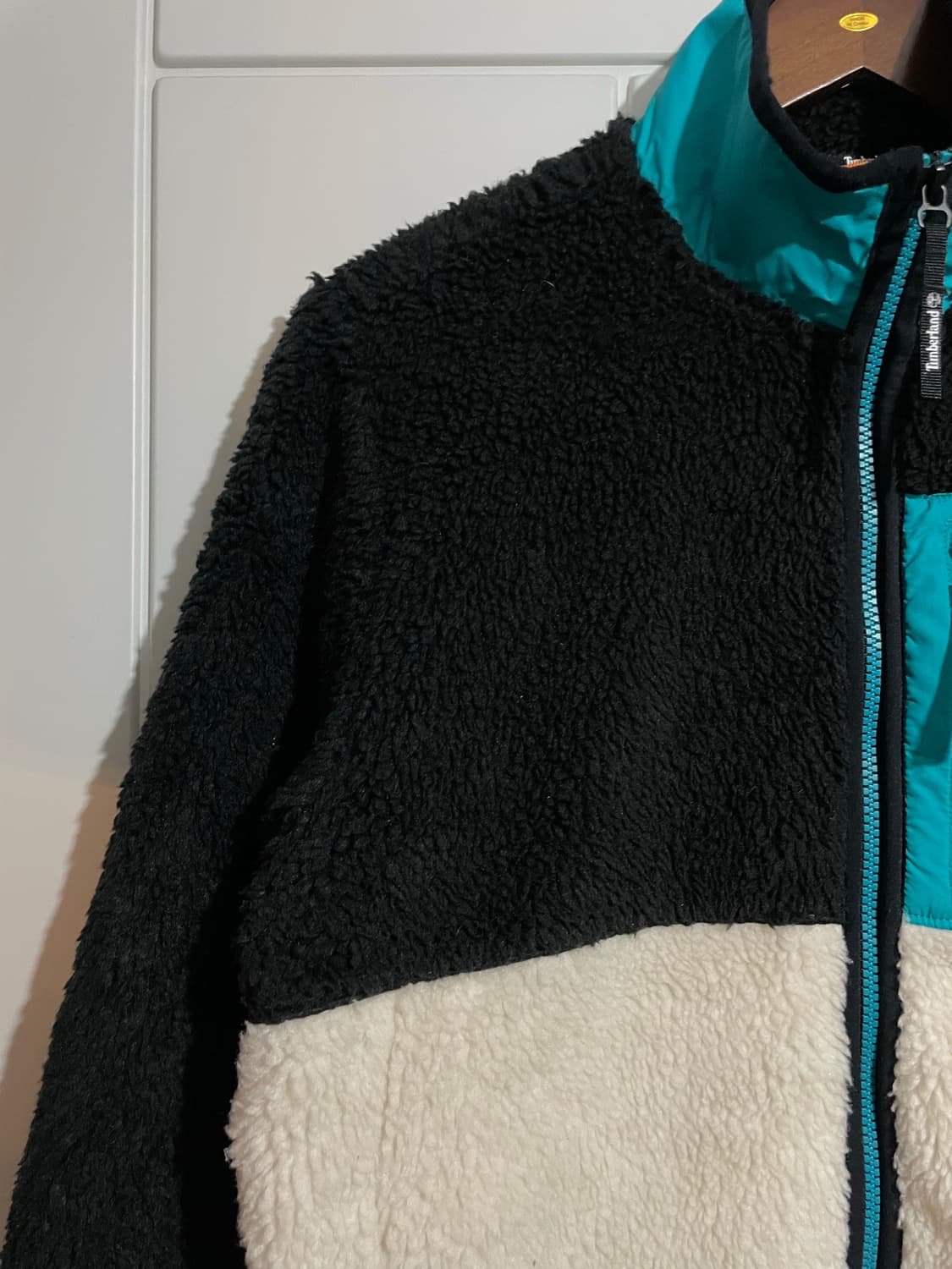 컬러블럭 플리스 자켓 상품이미지4