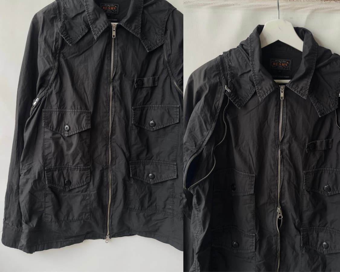 [BEAMS] Military Hooded Field Jacket 상품이미지1