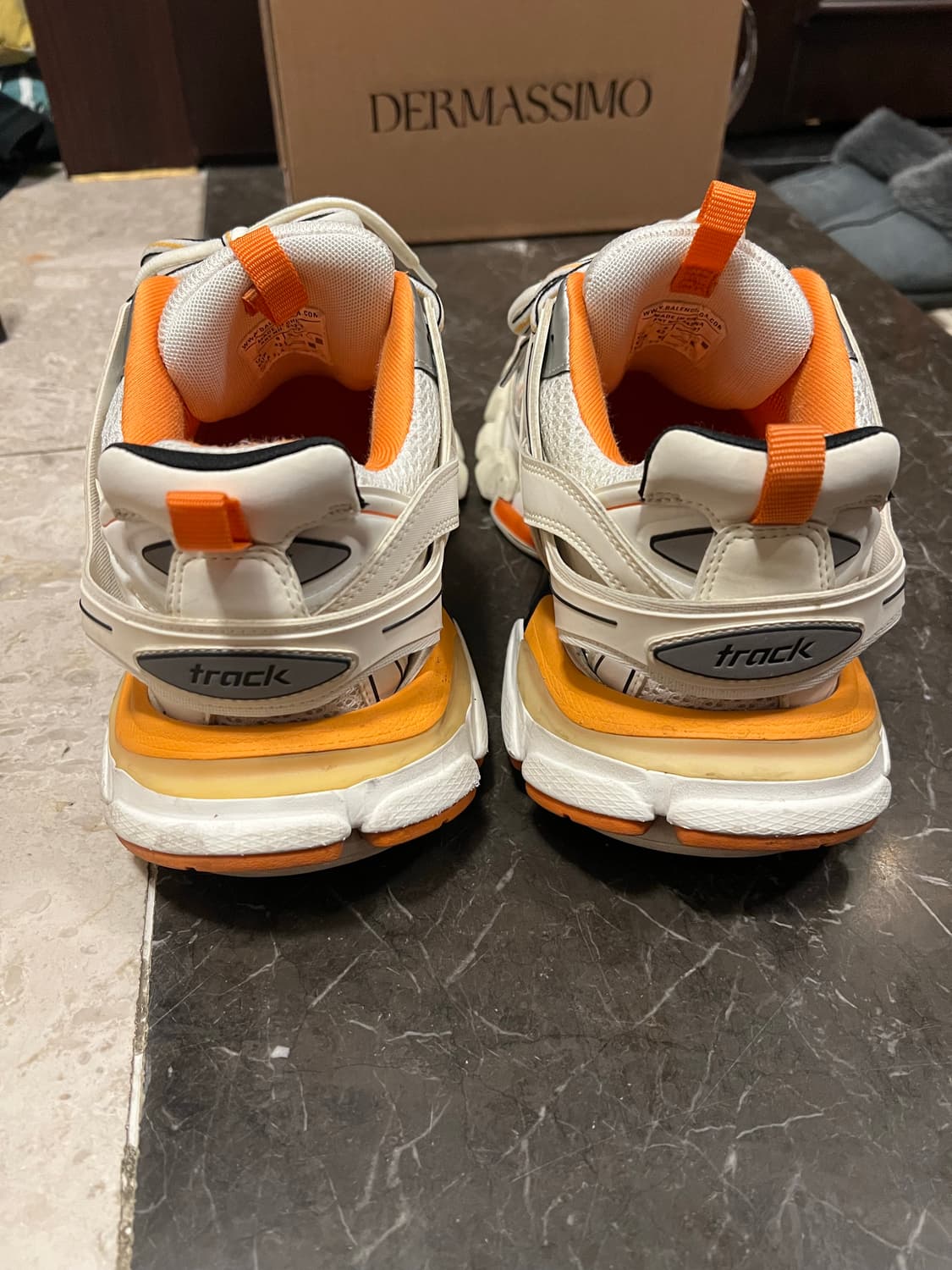 [42]발렌시아가 트랙 흰주 화이트오렌지 42사이즈 상품이미지2