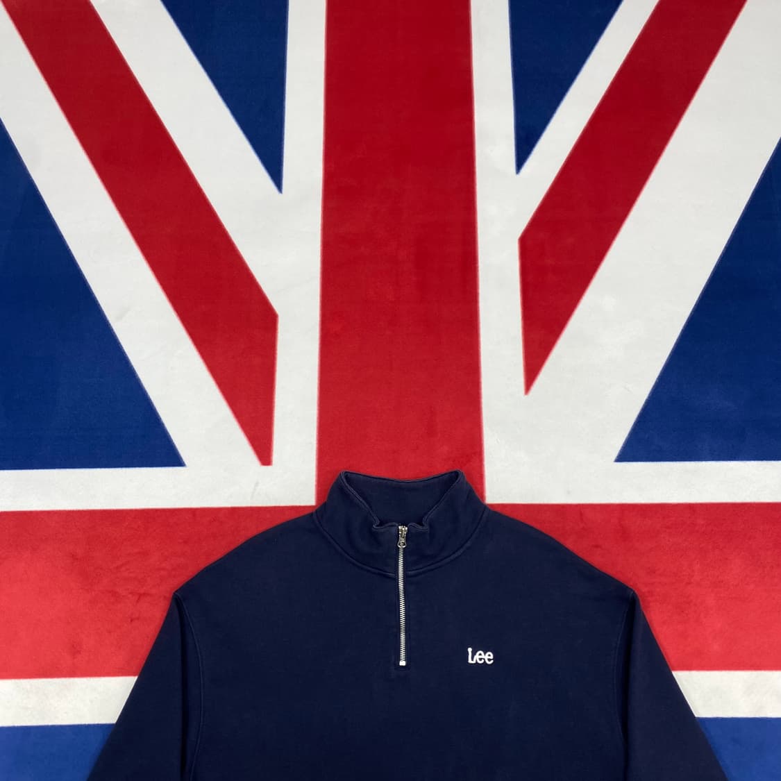 Lee 반집업 맨투맨 M 실측 L  상품이미지2