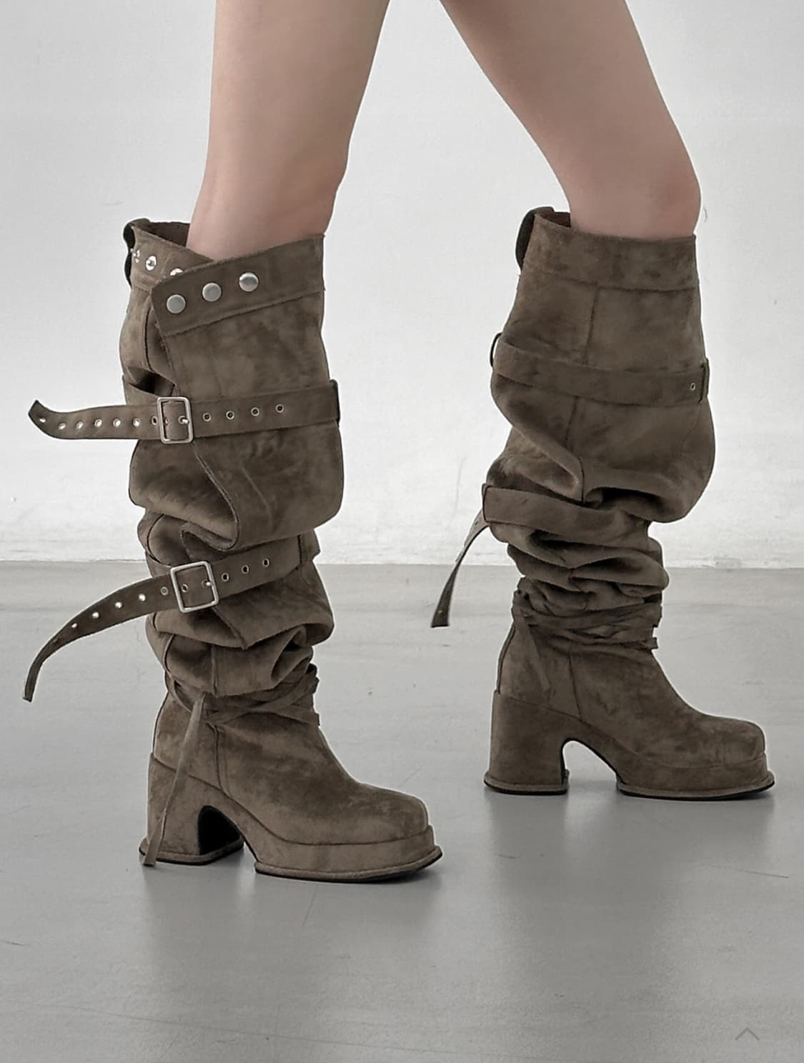 멀티웨어 버클 싸이하이 부츠 상품이미지3