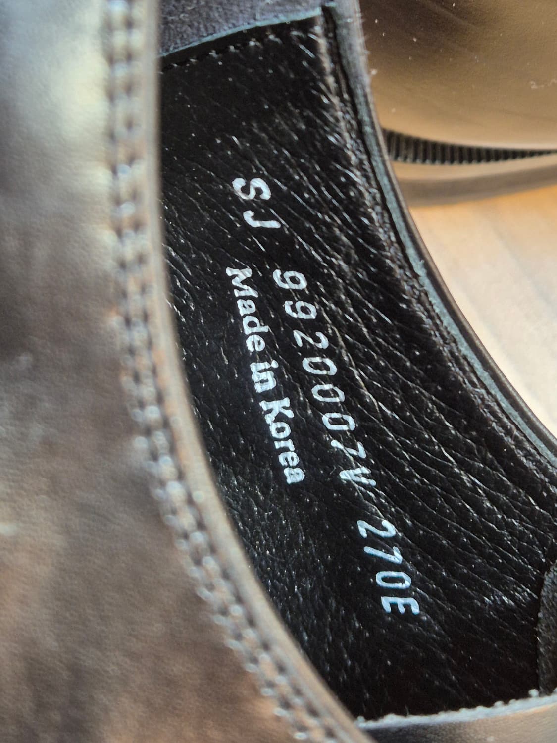 탠디 남성 구두 블랙 색상 270mm입니다. 무난한 디자인이라 어떤 스타 상품이미지6