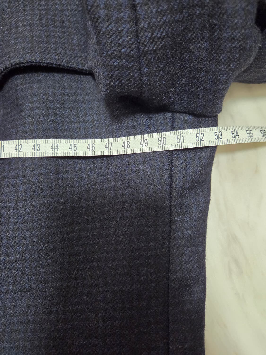 타임옴므 네이비 더블 브레스트 코트 상품이미지9