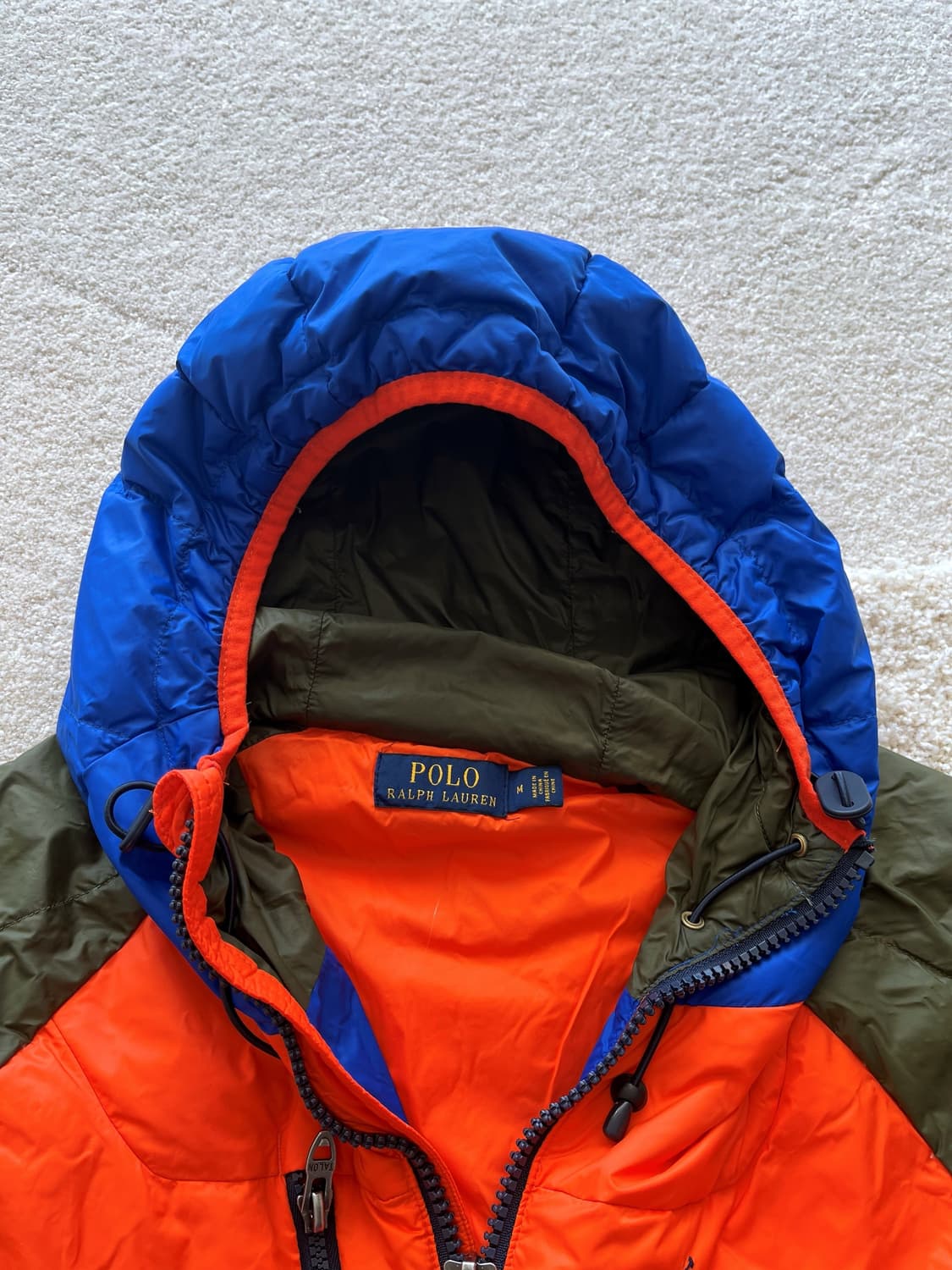 폴로 컬러 블록 플리스 자켓 (100-103) 상품이미지4