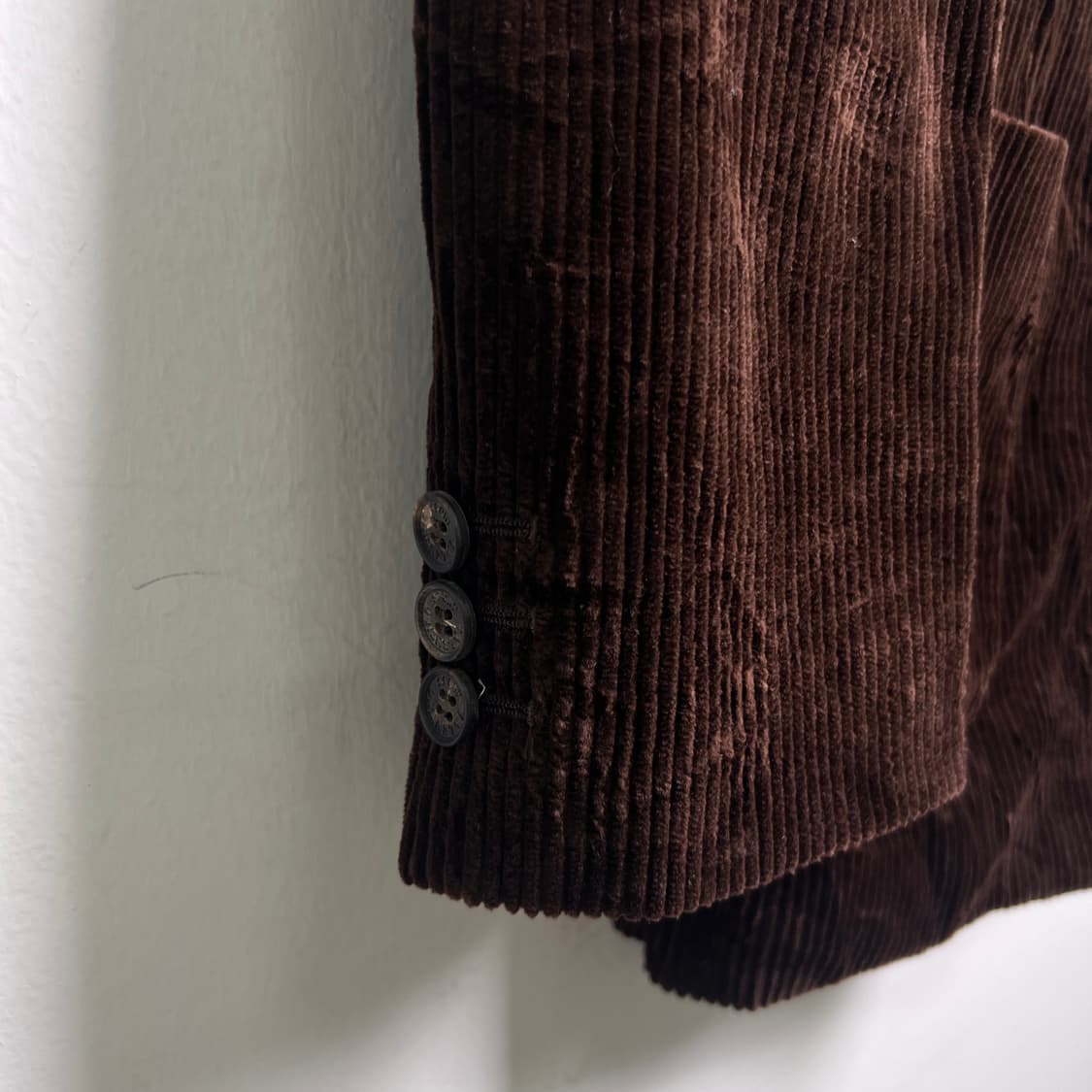 발렌티노 브라운 코듀로이 싱글 블레이저 38 상품이미지7