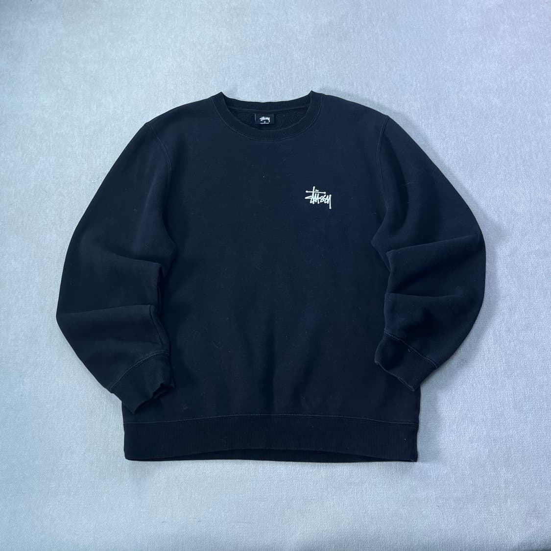 100 100 스투시 베이직 맨투맨 상품이미지2