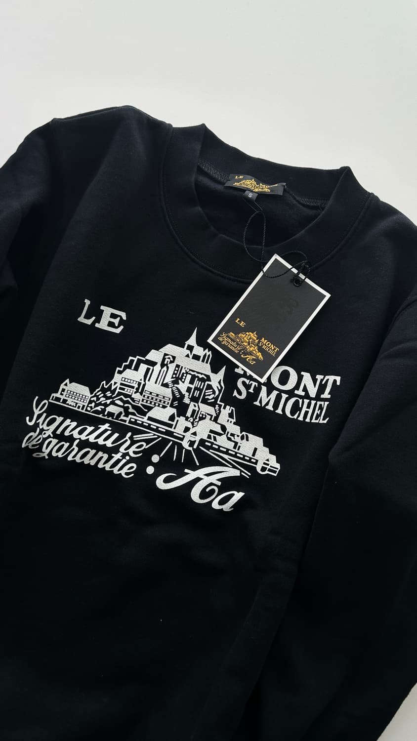 Le mont st michel 르 몽생미셸 로고 스웨트셔츠 상품이미지2