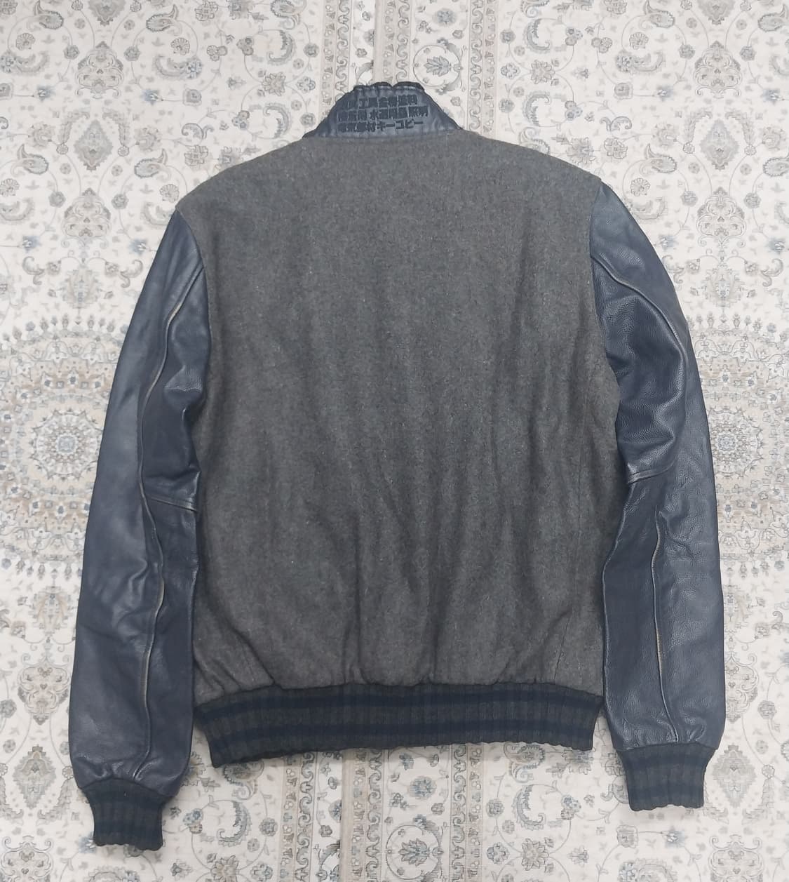 SUPER DRY 슈퍼드라이 가죽배색 야구점퍼 M 상품이미지3