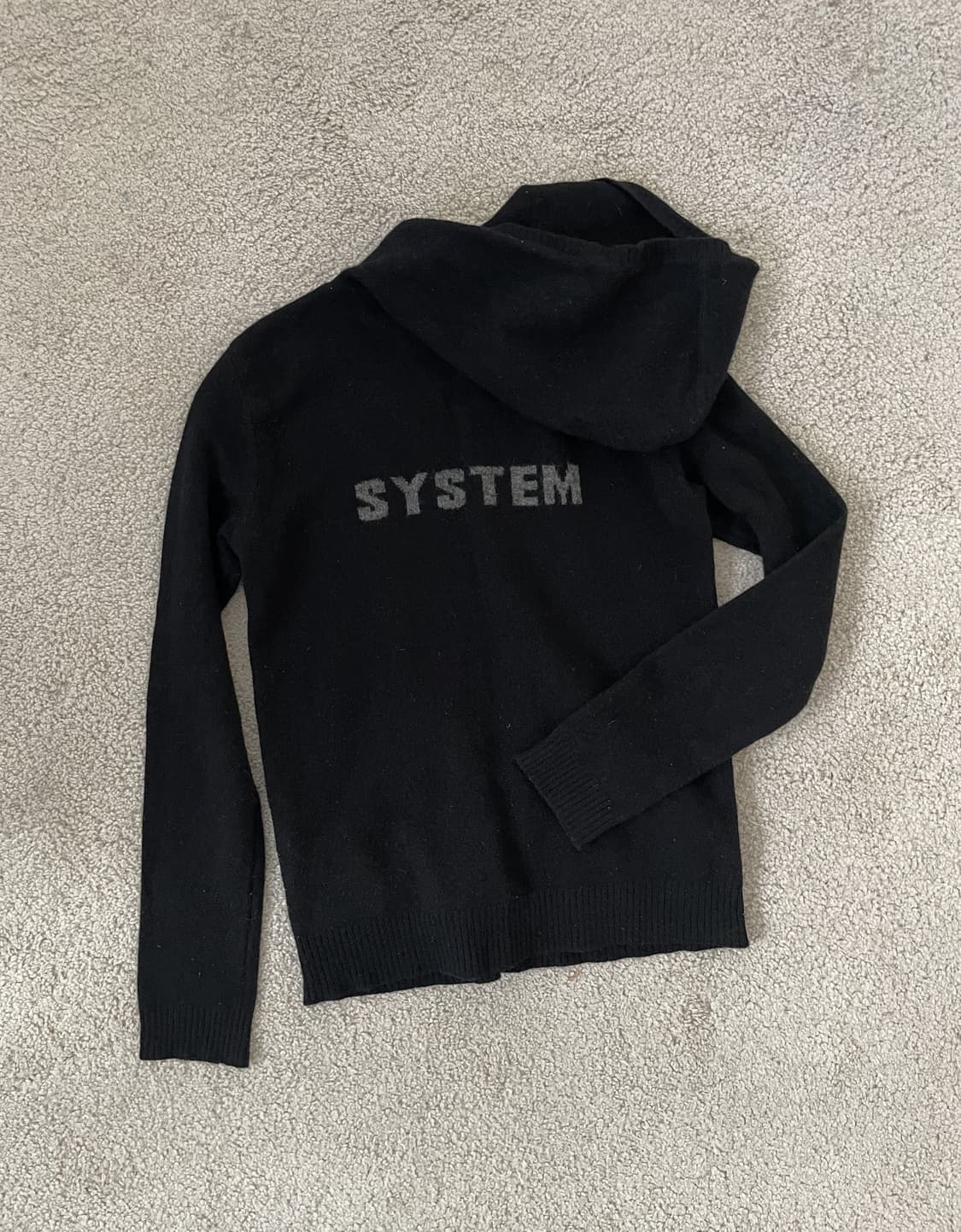 vintage system wool hoody knit 상품이미지1