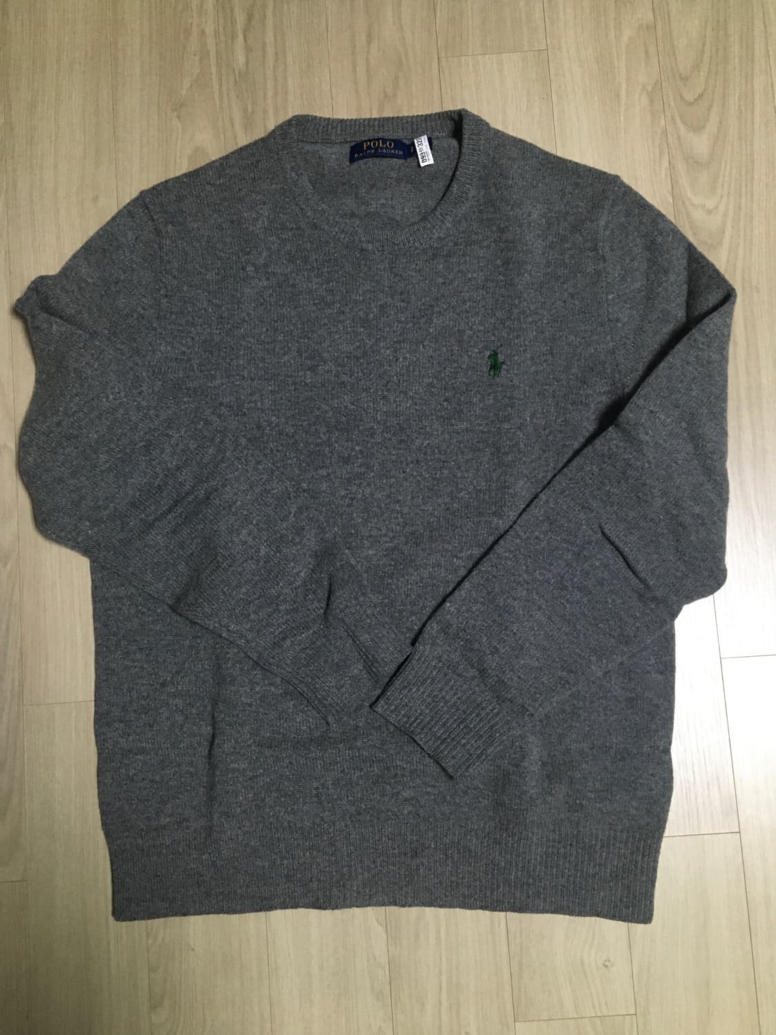 폴로 랄프로렌 울 100 그레이 니트(s) 상품이미지2