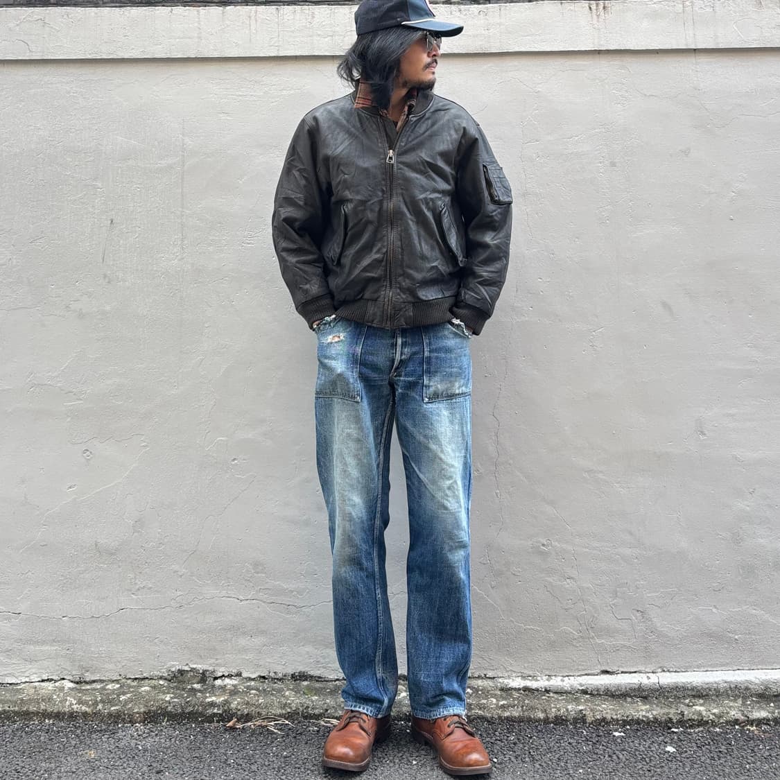 ANECDOTE G-2 레더 자켓 상품이미지8