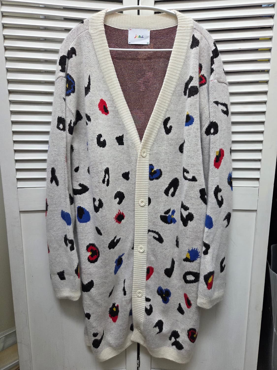 카스텔바작 레오파드 니트 가디건 상품이미지1