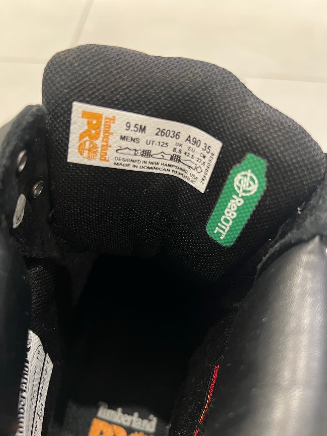 팀버랜드 프로 다이렉트 어태치 6인치 소프트토 블랙 275M 상품이미지8