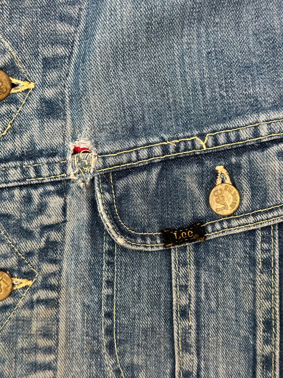 🇺🇸60s USA 리 Lee 101-j 데님 자켓 (44) 상품이미지4