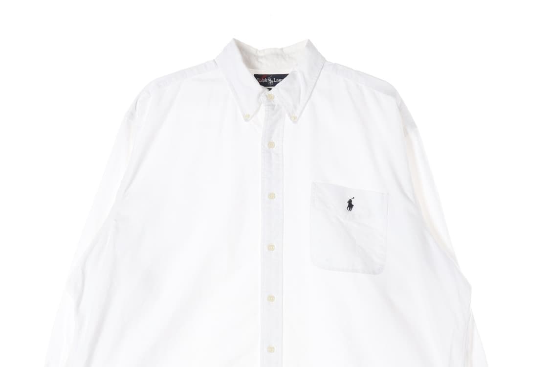 폴로 랄프 로렌 빅 셔츠 화이트 L 상품이미지3