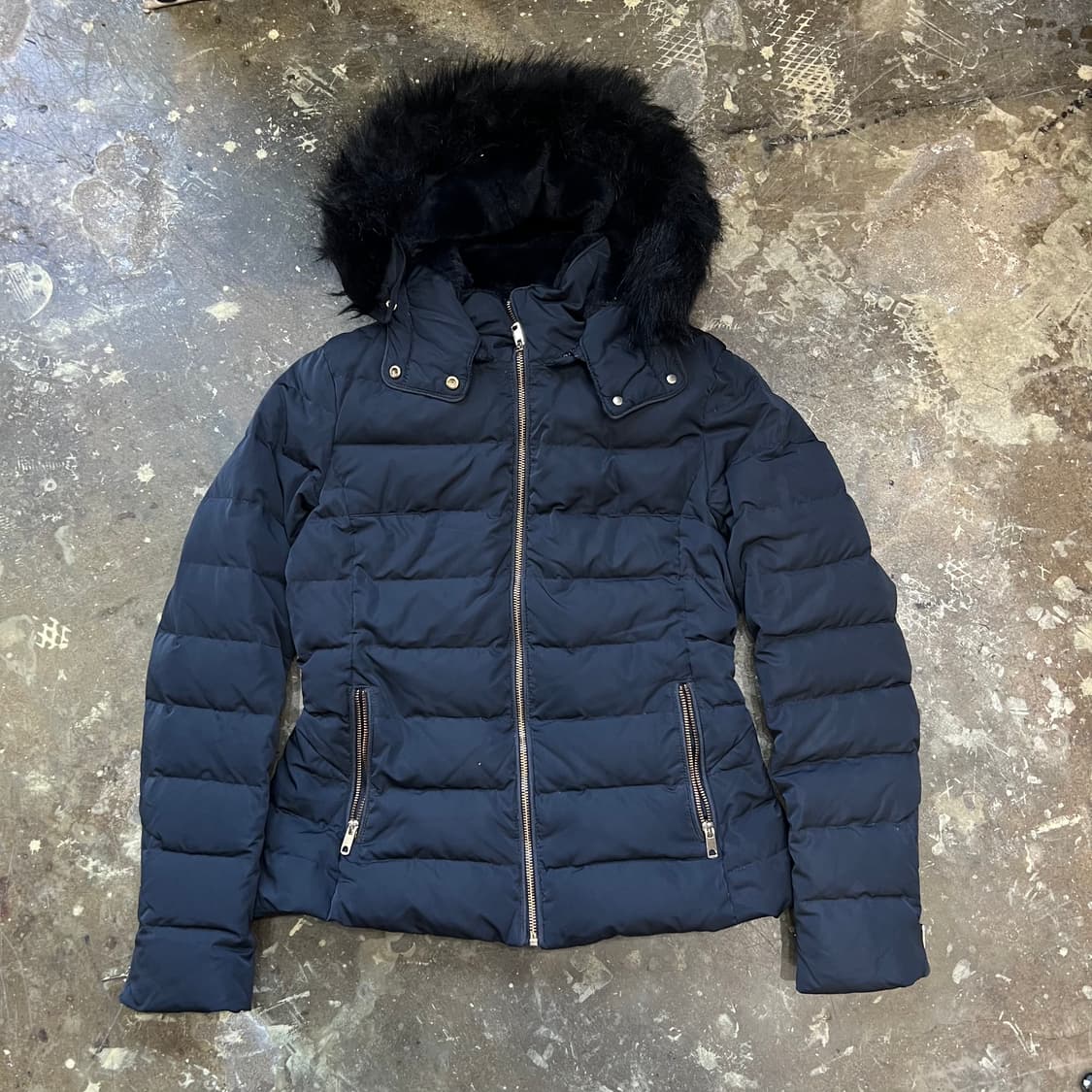 M) ZARA 자라 덕다운 패딩점퍼 오리털 패딩 자켓 상품이미지1