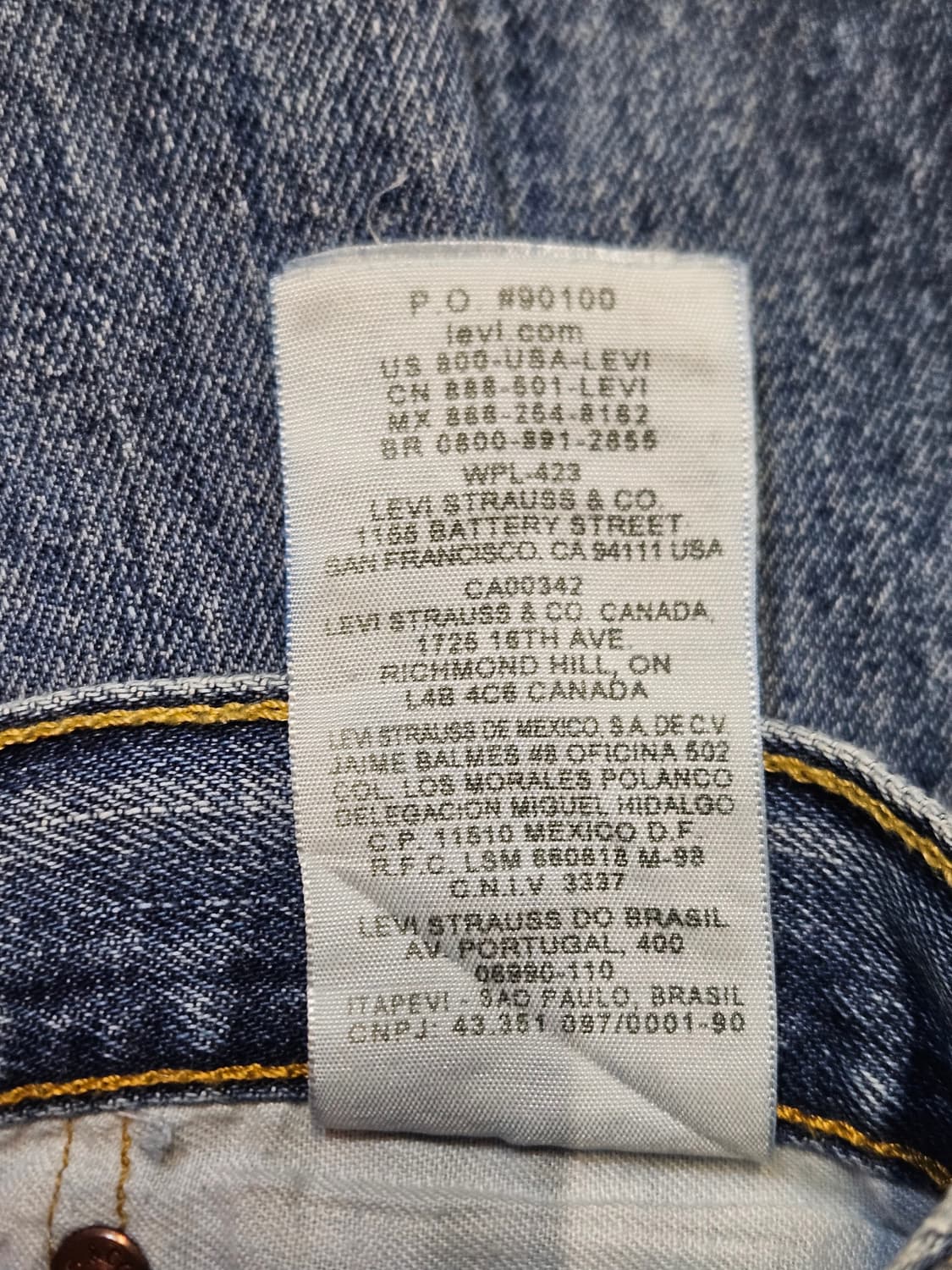 리바이스 501 빈티지 데님 상품이미지6