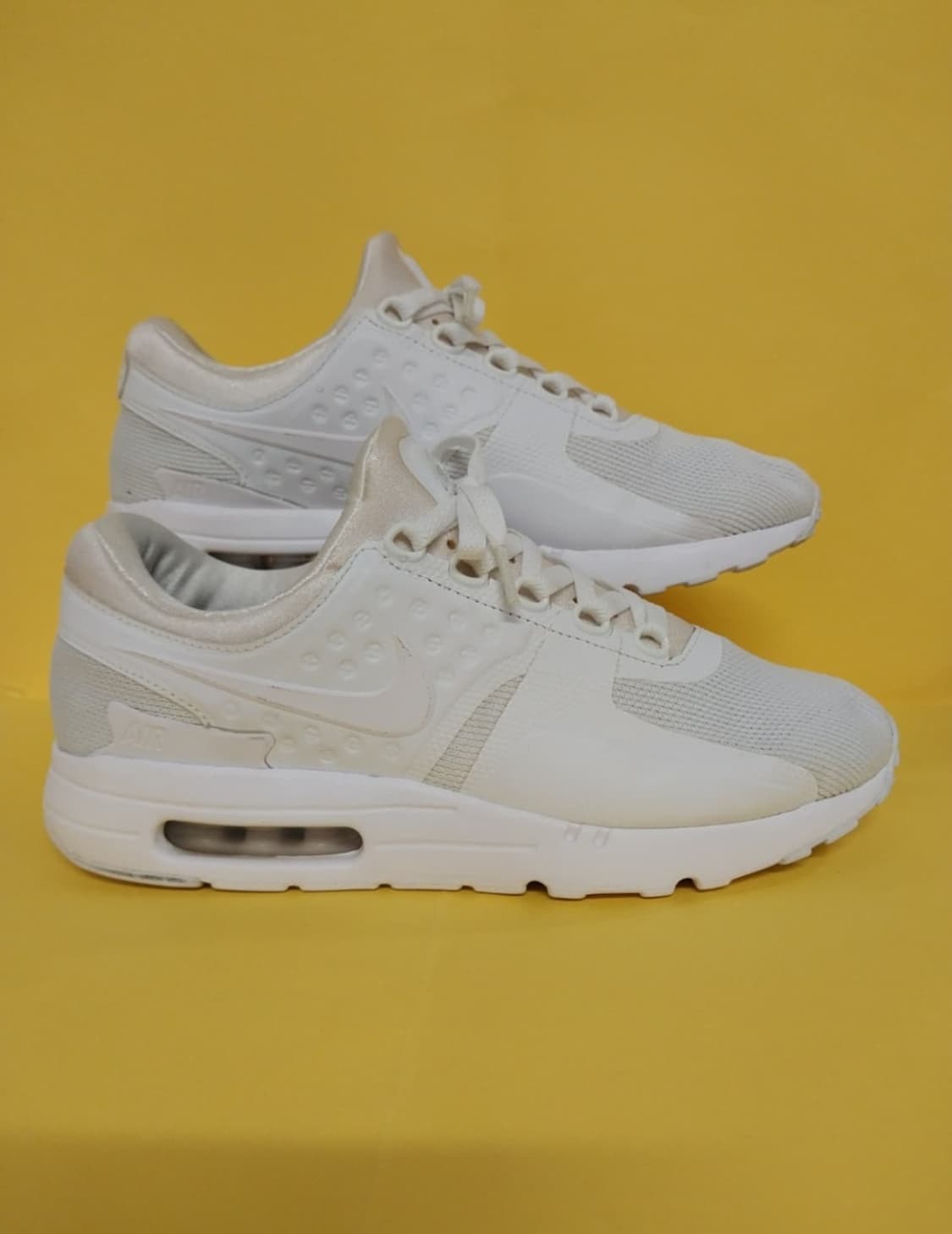 남성 나이키 에어맥스 제로 에센셜 트리플화이트 런닝화,운동화 (265) 상품이미지3