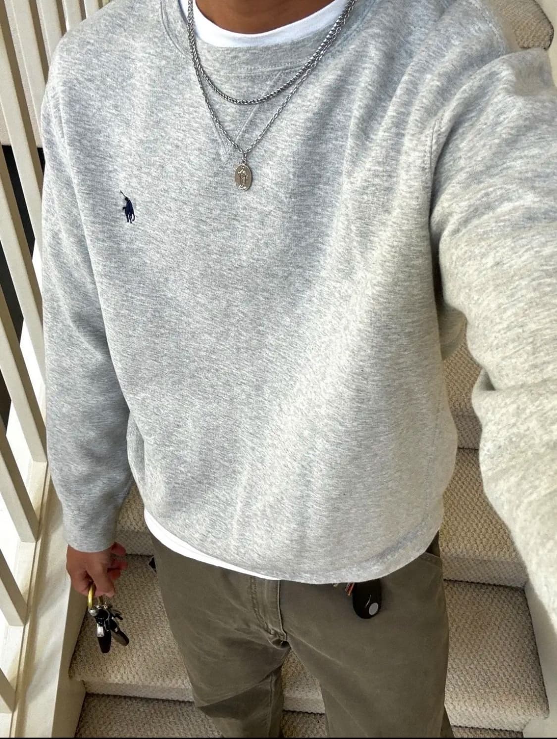 폴로 랄프로렌 그레이 맨투맨 상품이미지1