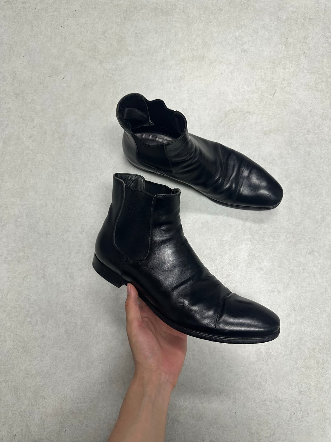 프라다 레더 부츠 상품이미지1