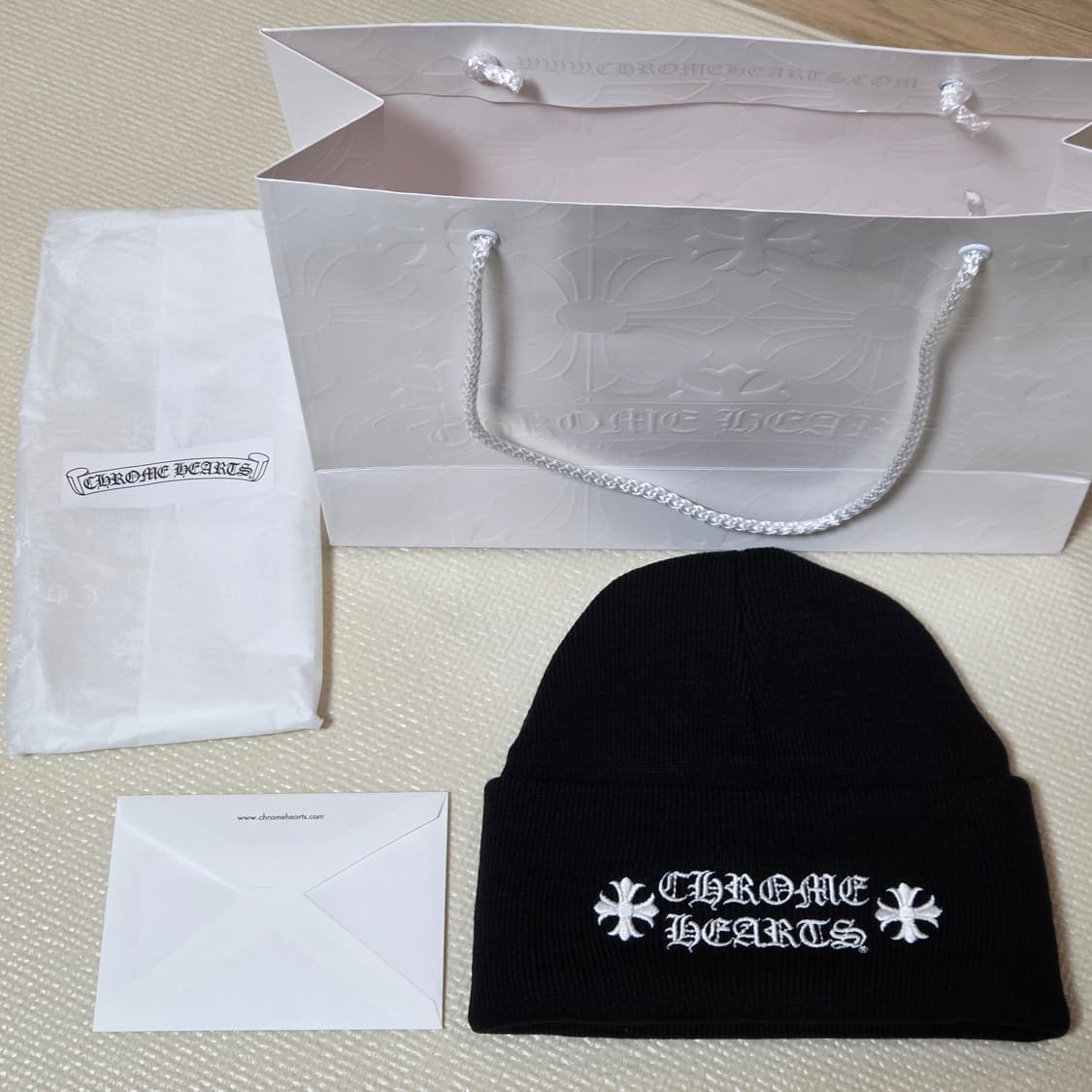 크롬하츠 로고 비니 블랙 OS 사이즈 상품이미지1
