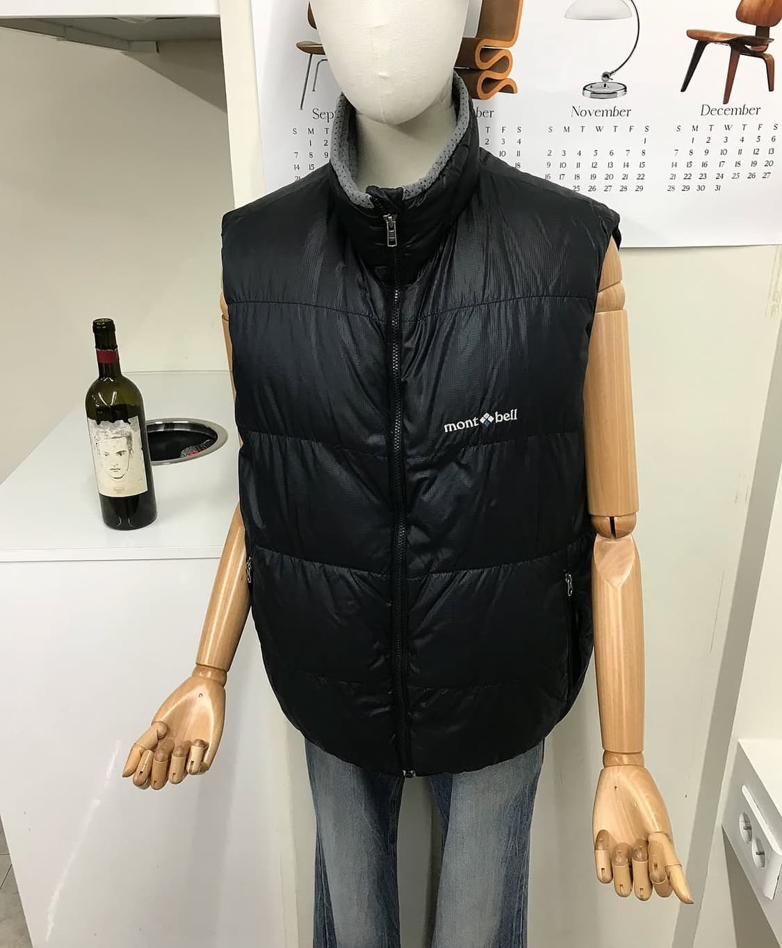 몽벨 유광 구스다운 패딩 조끼 베스트 상품이미지6