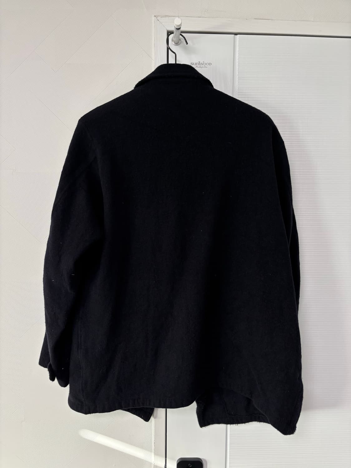 (3) 코모리 슈렁큰 울 밀리터리 코트 상품이미지3