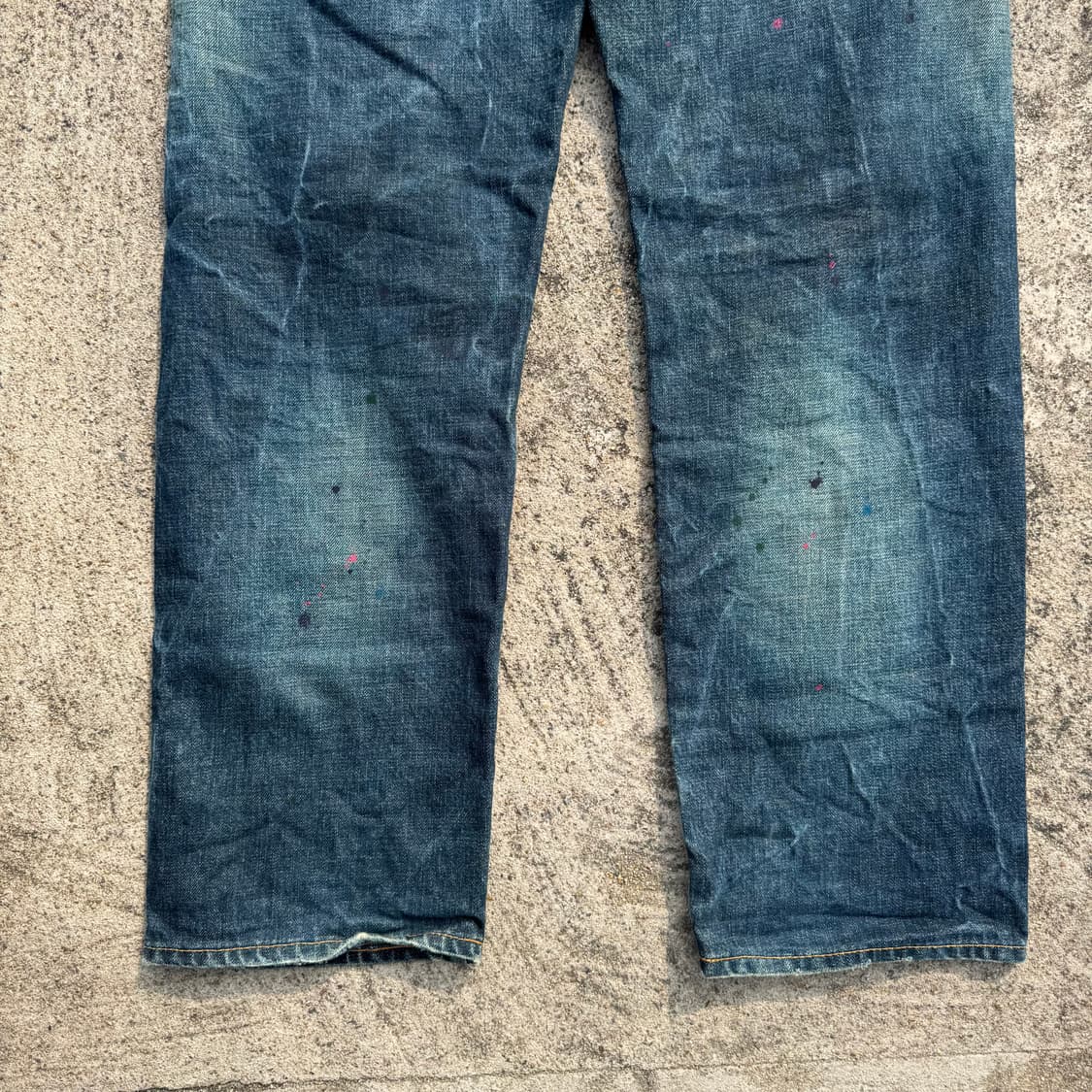 [34] Stussy 삿포로 5주년 셀비지 데님 팬츠 상품이미지6