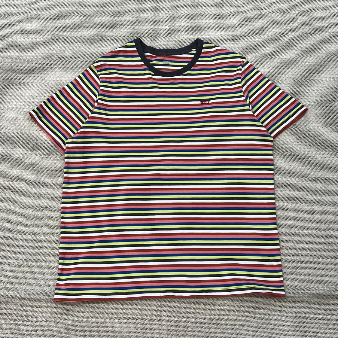 리바이스 스트라이프 반팔티 r3289 상품이미지1