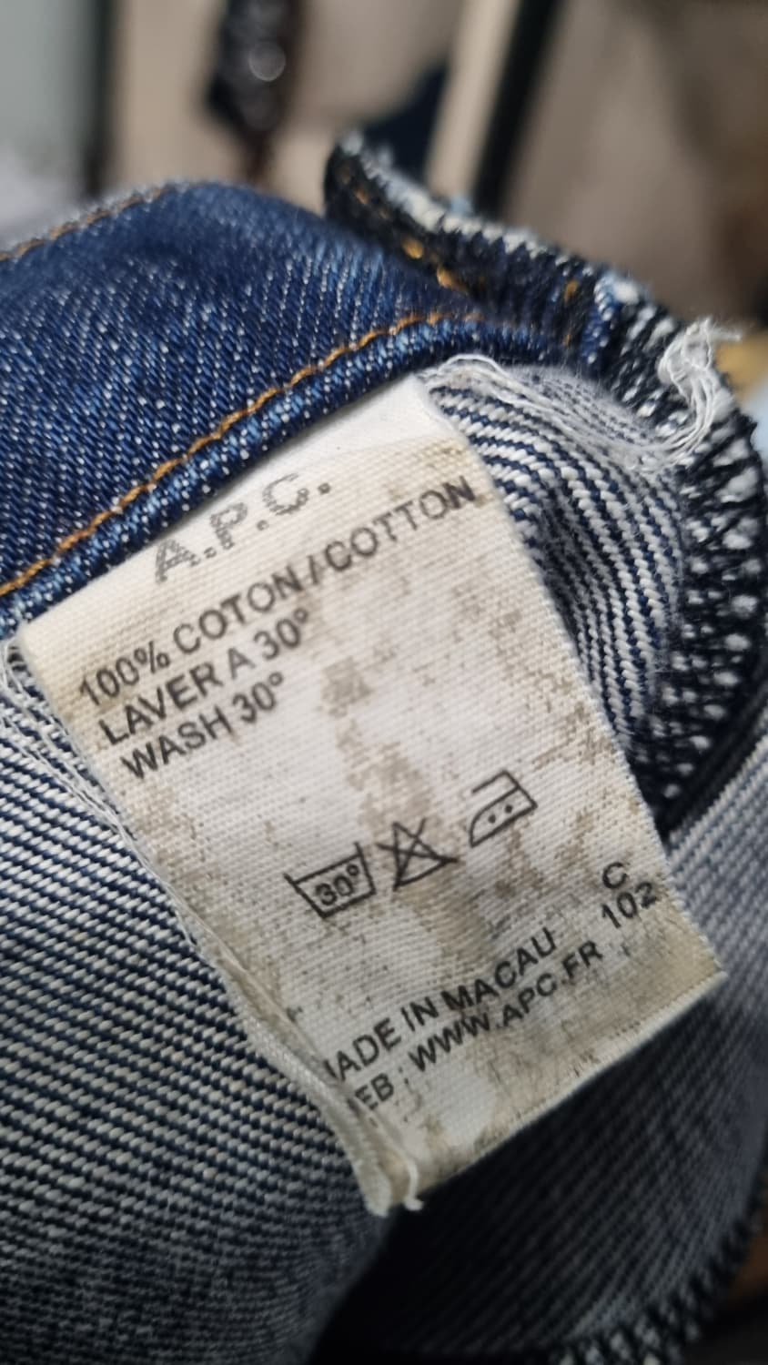 (a.p.c.) 아페쎄 정품 데님 vintage 여름가방 (에코백) 상품이미지5