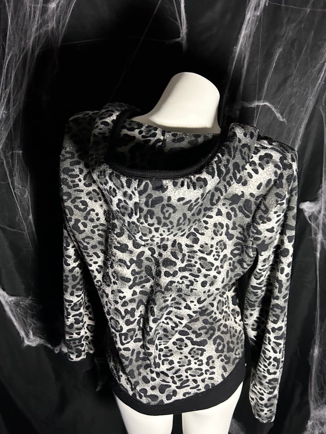 leopard gal hood zip-up 상품이미지2